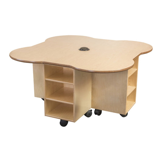 Childcraft Mobile STEAM Table. 47-3/4 x 47-3/4 x 25 Inches
