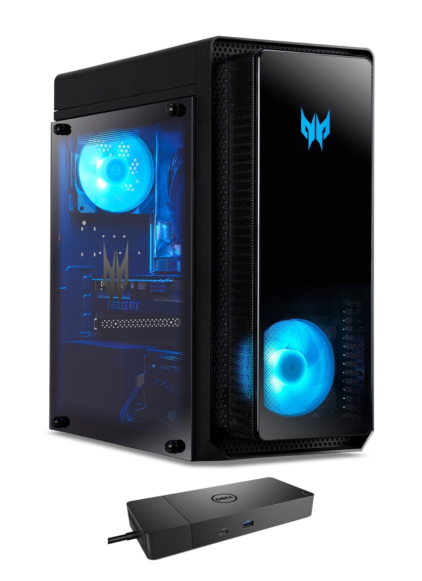 Acer Predator Orion 3000 Gaming/Entertainment Desktop PC (Intel i7-12700F 12-Core. NVIDIA GeForce RTX 3070. 128GB RAM. Win 11 Home) with WD19S 180W Dock