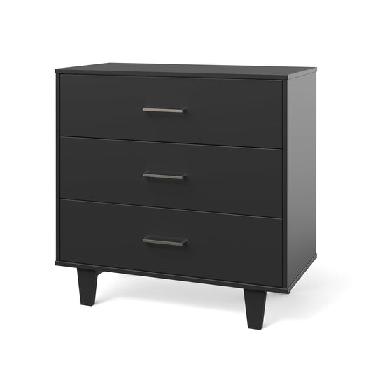 Child Craft Tremont 3 Drawer Dresser with Changing Topper for Nursery or Bedroom. Plenty of Storage. Anti-Tip Kit Included to Prevent Tipping. Non-Toxic. Baby Safe Finish (Ebony)